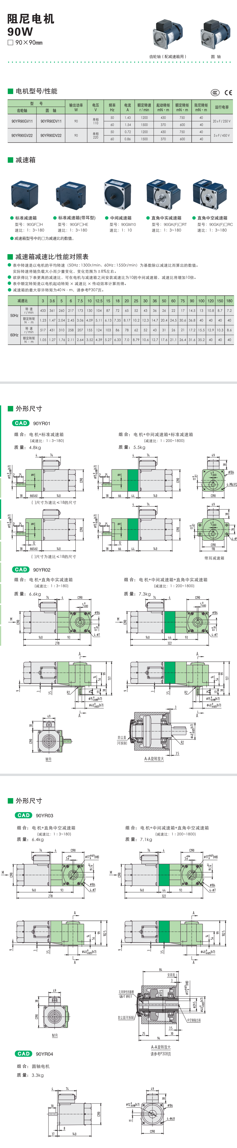 90W精研阻尼電機(圖1)